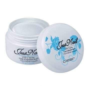 Гель однофазный Jess nail, Clear, 15ml Гель однофазный Jess nail, Clear, 15ml