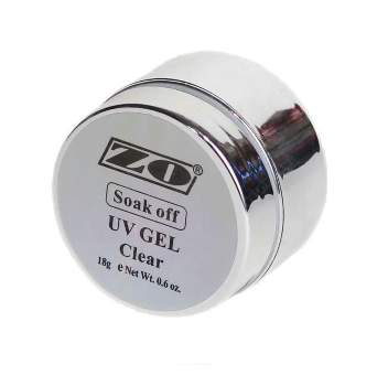 Био-гель для укрепления ногтей Zo Soak-off, clear, 18ml Био-гель для укрепления ногтей Zo Soak-off, clear, 18ml