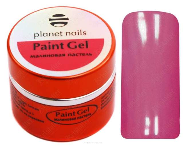Гель-краска Planet Nails, Paint gel, raspberry pastels, 5g
