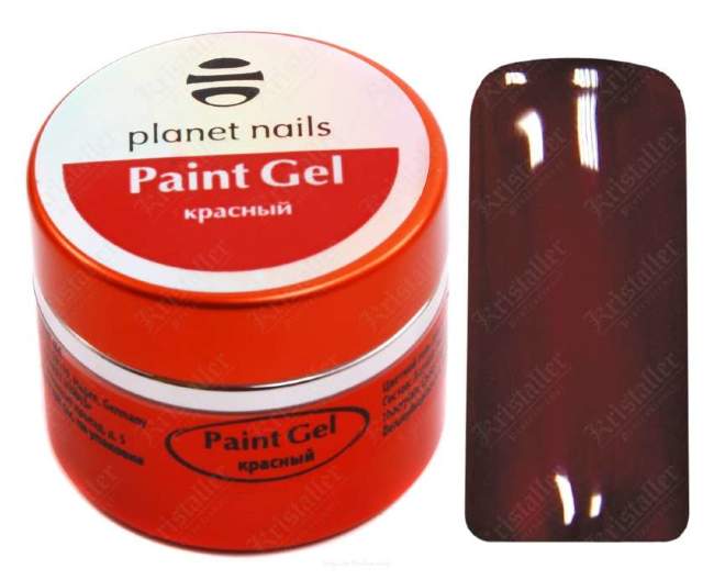 Гель-краска Planet Nails, Paint gel, Red, 5g