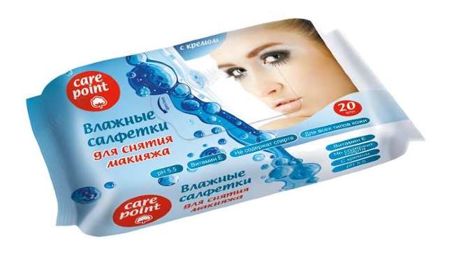 Влажные салфетки для снятия макияжа с кремом