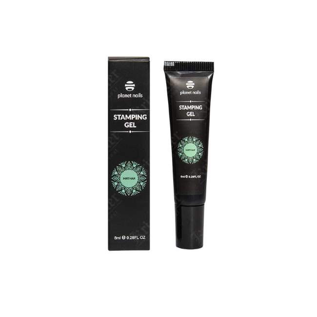 Гель-краска Planet Nails Stamping Gel мятная, 8ml