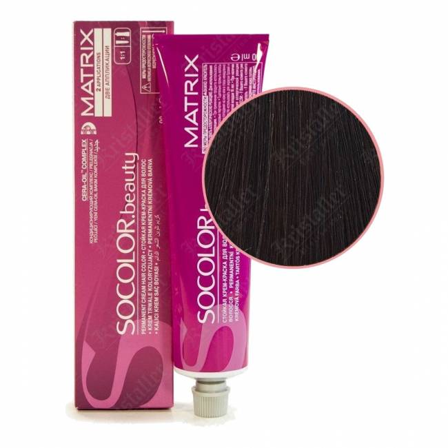 Крем-краска для волос Matrix SOCOLOR beauty 4MA Крем-краска для волос Matrix SOCOLOR beauty 4MA
