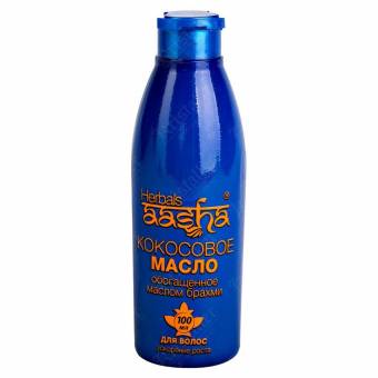 Масло для волос кокосовое с маслом брахми, Aasha Herbals Масло для волос кокосовое с маслом брахми, Aasha Herbals