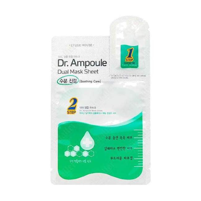 Двухфазная успокаивающая тканевая маска Dr. Ampoule Dual Mask Sheet