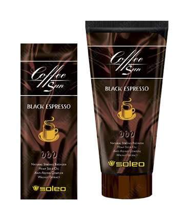 Крем для загара Black Espresso Coffee Sun