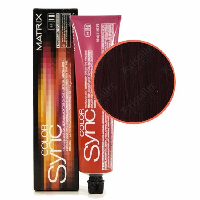 Краска для волос без аммиака Color Sync 4BR