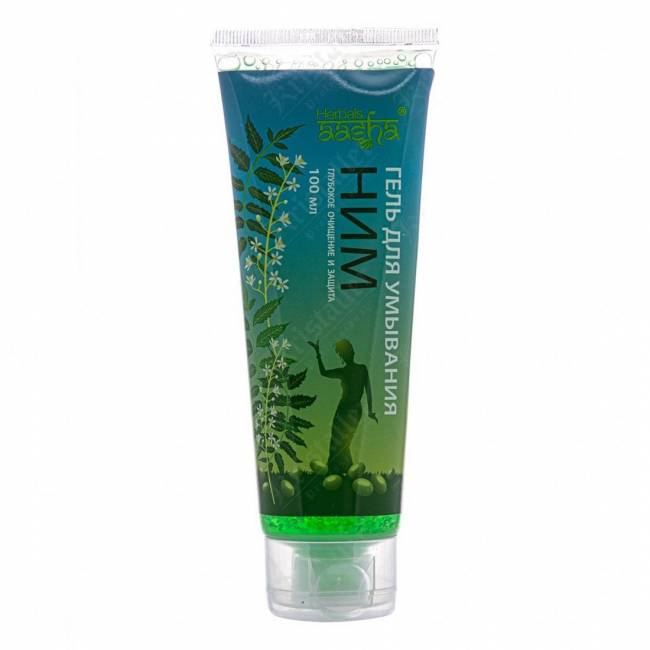 Гель для умывания ним глубокое очищение и защита, Aasha Herbals