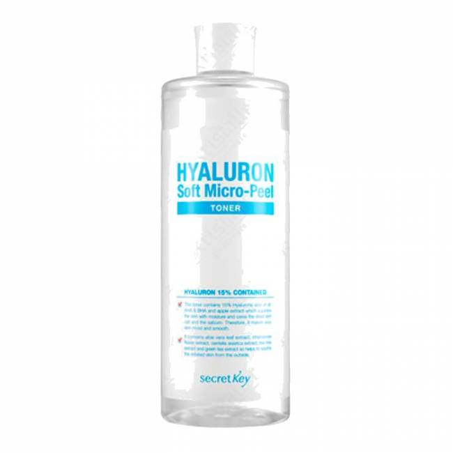 Тонер гиалуроновый Secret Key Hyaluron Soft Micro-Peel Toner Тонер гиалуроновый Secret Key Hyaluron Soft Micro-Peel Toner